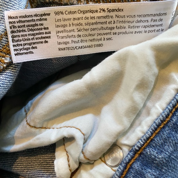 Eileen fisher jeans light wash cropped size 8 - Picture 5 of 5